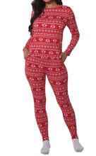 Load image into Gallery viewer, Holiday reindeer PJ Set
